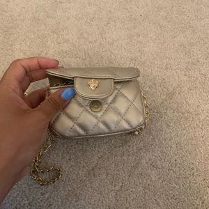 Gold mini purse